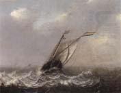 unknow artist a smalschip on choppy seas,other shipping beyond china oil painting image